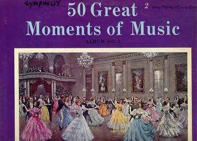 50 GREAT MOMENTS OF MUSIC Album #1- 2 Record Set 33 LP VOX - EX EX - Image 1 of 4