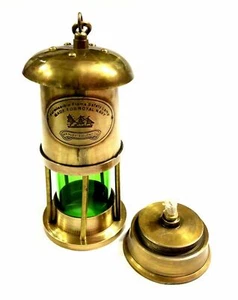 6" Maritime Brass Minor Lamp Ship Lantern Oil Lamp Christmas Decor - Picture 1 of 3