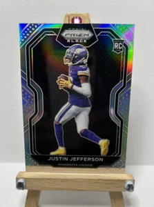 JUSTIN JEFFERSON 2020 Panini Chronicles PRIZM SCHWARZ SILBER PRIZM Rookie RC - Bild 1 von 6