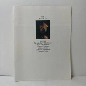 Catálogo de folletos de autos Chrysler 1991 - Imperial New Yorker LeBaron Fifth Avenue - Imagen 1 de 3