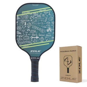 Pickleball Paddle Pickleball Set Fiberglass Pickleball Paddles Polymer Honeycomb - Picture 1 of 12