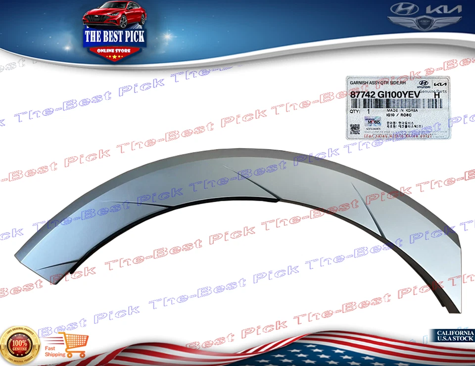 ⭐OEM⭐ Guardabarros trasero Moldura Arco de rueda DERECHO 2022-24 IONIQ 5 Limited 87742GI100YEV Foto 1 de 1