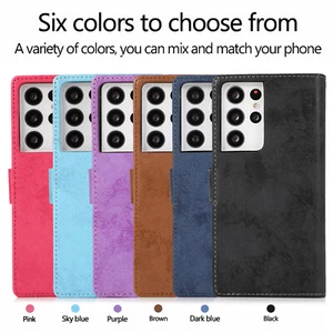 Leather Removable 2in1 Wallet Magnet Flip Case for Samsung S24 Ultra S23+ Cover - Picture 1 of 61