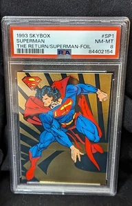 1993 Skybox Superman -Foil - #SP1 - PSA 8 - Estate Sale - Picture 1 of 2