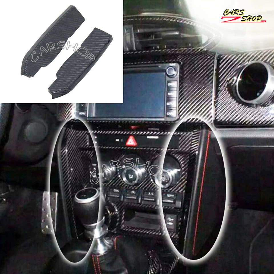 Carbon Fiber Console Side Panel Cover Trim For Toyota GT 86 Subaru BRZ - Image 1 of 4