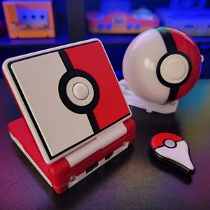 Nintendo Game Boy Advance SP AGS-001 Pokémon Pokeball Shell IPS Screen MOD - Afbeelding 1 van 5