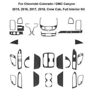 38Pcs Carbon Fiber Interior Full Kit Cover Trim For Colorado/Canyon 2015-2022 - Bild 1 von 12