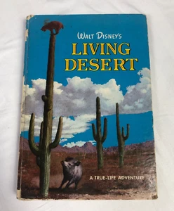 1954 VINTAGE - Walt Disney's Living Desert A True Life Adventure HC Jane Werner - Bild 1 von 3