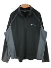 Berghaus Hommes 1 4 Fermeture Eclair Col Montant Pull Polaire Taille Xl