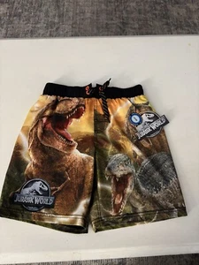 Boys Jurassic World UV 50 Swim Shorts Trunks Size NWT Size 8 - Picture 1 of 4