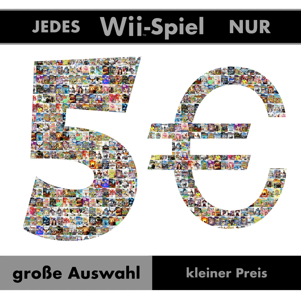 Nintendo Wii Spiele-Wahl - große Auswahl kleiner Preis nur 5€ pro Game 5️⃣🤩✅ - Bild 1 von 1