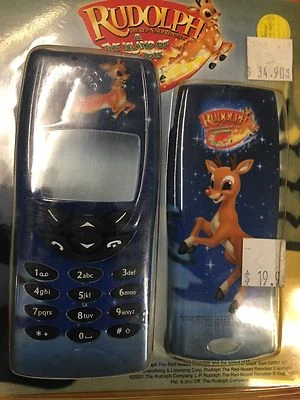 Nokia 8210 Rudolph The Reindeer Covers Set Front & Rear plus Keypad HNK82RUDRST — 第 1/3 张图片