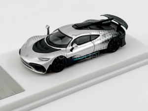 Modellino auto LMLF scala 1:64 argento AMG One Super Racing sport metallo pressofuso - Foto 1 di 7