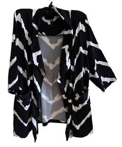 TAKING SHAPE Monochrome Stretch Jacket-Size 18 - Picture 1 of 3