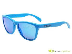 Oakley Frogskins Heaven & Earth Sunglasses OO9013-15 Matte Sky/Sapphire Iridium - Picture 1 of 1