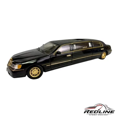 🇺🇸🇺🇸 Sun Star 2001 Lincoln Town Car limusina elástica escala 1:18🇺🇸🇺🇸 Foto 1 de 4