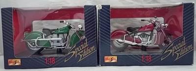Maisto 1:18 Special Edition Motorcycles,Indian Four,Indian Chief Roadmaster,MIB - Image 1 of 4