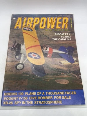 Airpower Magazine May 1975 Vol. 5 No. 2 P-Boat Catalina Boeing 100 Sentry - Image 1 of 3