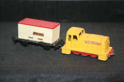 Matchbox Lesney Superfast Lok Nr 24 Shunter + Waggon Spielzeugauto Modellautos - Bild 1 von 4
