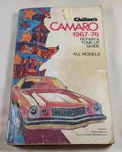 Chilton's Repair and Tune-up Guide for Camaro 1967-76 Paperback - Picture 1 of 6