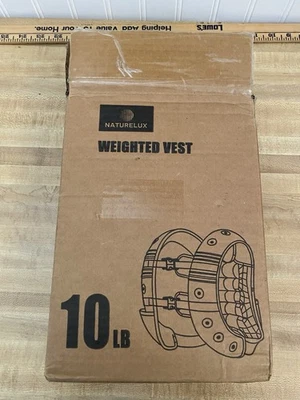 NATURELUX Weighted Vest with Reflective Stripe and Adjustable Buckle Straps, - Image 1 of 4