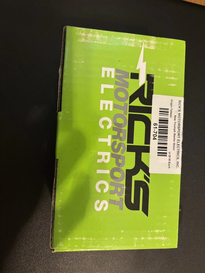Ricks Motorsport Electric RICKS RICK'S СТАРТЕР ДВИГАТЕЛЯ TRIUMPH 61-704 2110-0832 - Изображение 1 из 2