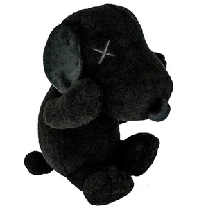 Uniqlo Kaws x Peanuts SNOOPY Black Plush Toy.  11" - Picture 1 of 6