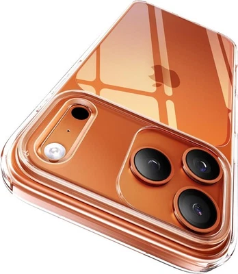 Case For Apple iPhone 17 Pro Max AIR 16E 2025 15 14 13 Clear Silicone Gel Cover - Image 1 of 4