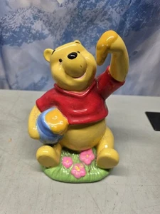 🔥 Vtg ENESCO Disney's Winnie the Pooh Yummy Hunny In Tummy Bank Glazed Ceramic - Picture 1 of 10