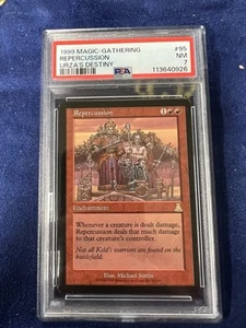 PSA7 Near Mint Pop 2 Repercussion Urza's Destiny Red Rare MAGIC MTG CARD - Picture 1 of 2