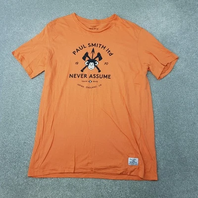 Camiseta Paul Smith Para Hombres Mediana Ornamento Estampado Mono Informal Mod Scooter Liam PS Foto 1 de 4