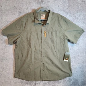 5.11 Tactical Button-down Rapid Entry Shirt Short Sleeves Ranger Green 2XL NWT - Picture 1 of 11