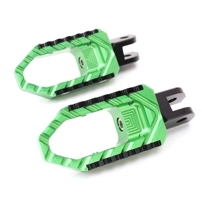 Clavijas delanteras de crucero TRC verdes para Kawasaki Ninja 650R Ex650 17-20 21 22 23 24 Foto 1 de 4