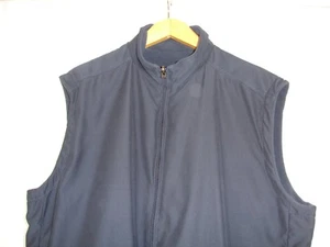 Nike Golf Herren 2XL ärmellos dunkelblau Reißverschluss Windbreaker wendbar Fleece Therma - Bild 1 von 9