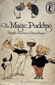 NORMAN LINDSAY BOOK "THE MAGIC PUDDING" 1972 PUFFIN BOOKS - Picture 1 of 6