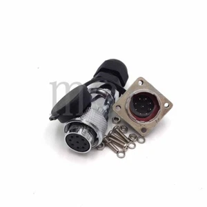 WS20 9pin Panel Mount Reverse GenderIP67 Aviation Plug/Socket Circular Connector - Picture 1 of 7