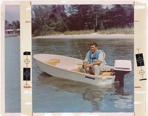 Ted Williams Original Media “Proof” Photograph “Fishing” - Picture 1 of 2