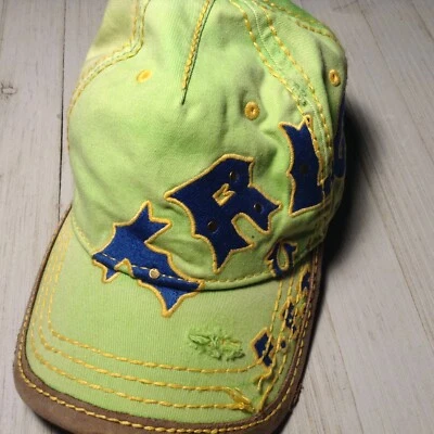 Gorra True Religion para hombre ribete de cuero envejecido béisbol TRLG de colección Foto 1 de 4
