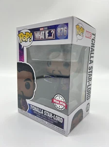 Funko Pop Vinyl Marvel What if...? T'Challa Star-lord #876 brand new - Picture 1 of 2