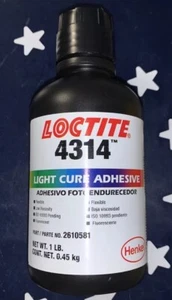 Loctite 4314 Light Cure Adhesive ONE POUND Bottle   1#   EXP 02/26       2610581 - Picture 1 of 13