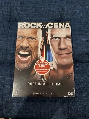 WWE: Once in a Lifetime - The Rock vs. John Cena (DVD, 2012, 3-Disc Set)🔥🔥🔥 Foto 1 de 4