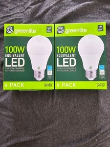 8 Pack 14W LED (100W Equivalent) 3000K Bright Lightbulbs 1600 LUMENS Greenlight - Picture 1 of 5