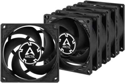 Arctic P8 Value Pack 5-Pack 80mm Case Fan - Black/Black ACFAN00153A - Image 1 of 4