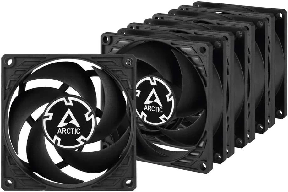 Arctic P8 Value Pack 5-Pack 80mm Case Fan - Black/Black ACFAN00153A