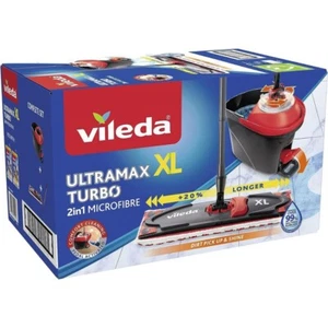 Vileda Ultramax XL Turbo Komplett Box Bodenwischer - Rot - Picture 1 of 10