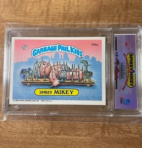 1986 Topps Garbage Pail Kids Spikey Mikey #155a PGX 9 MINT!!! - Picture 1 of 3