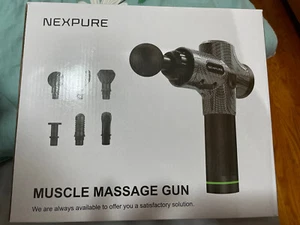 Fascia Massage Gun Muscle Pain Relief Therapy Massager Relaxation Body Slimming - Picture 1 of 7