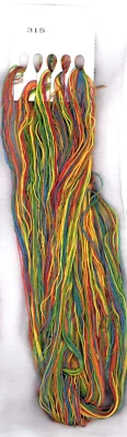 Lot of Carnival Threads 150 yards & 20 colors Floss Cross Stitch Embroidery - Image 1 of 2