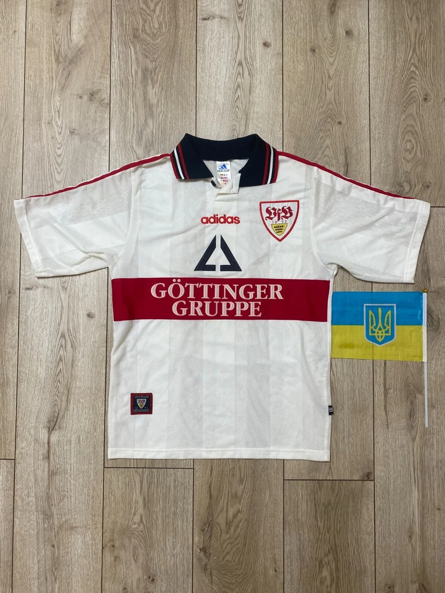 XL★96-97★VfBシュトゥットガルト★adidas★サッカー ユニフォーム ビンテージ アディダス VfBシュトゥットガルト ユニフォーム XL XL☆96