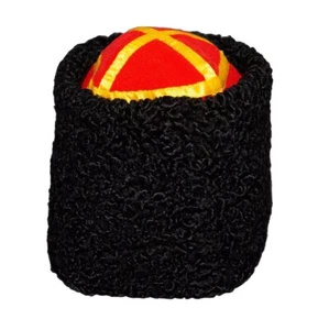 WWI Papakha Imperial Russia Don Cossack Officer Hat karakul Repro Copy sz 60 - Picture 1 of 5